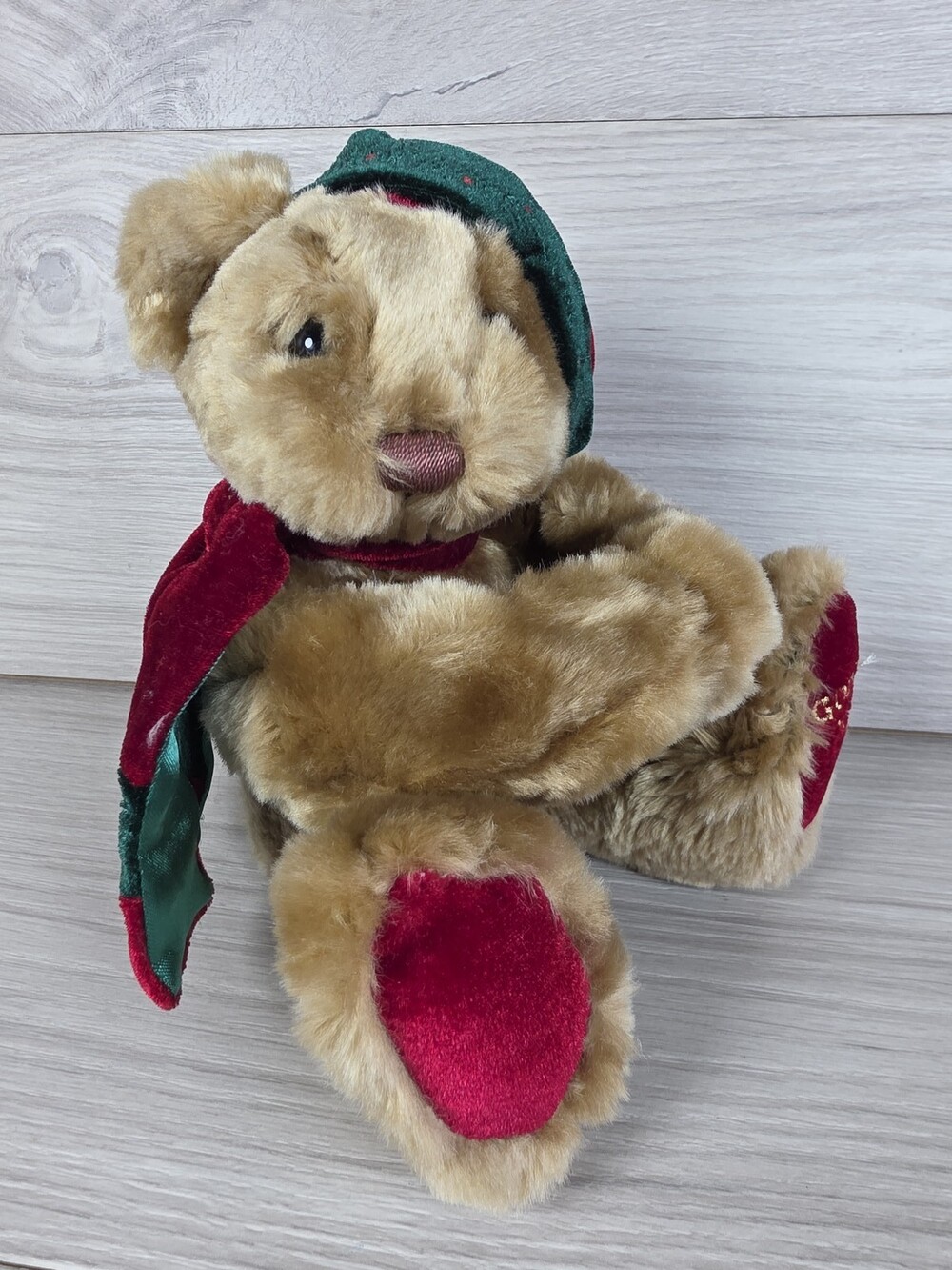 Godiva Holiday Bear Plush Teddy Bear w Velvet Accents SU23